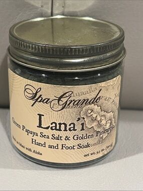 Spa grande Lanai green papaya sea salt & golden pineapple hand and foot soak